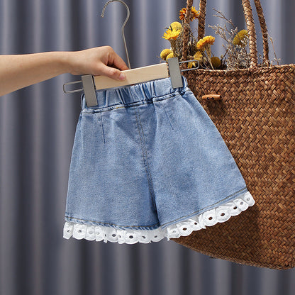 Girls' Infant Shorts Jeans Bows