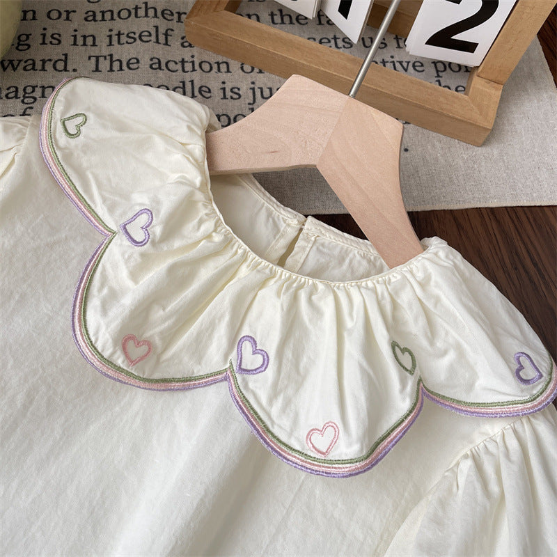 Girls' Children's Set Shirt + Pants Love