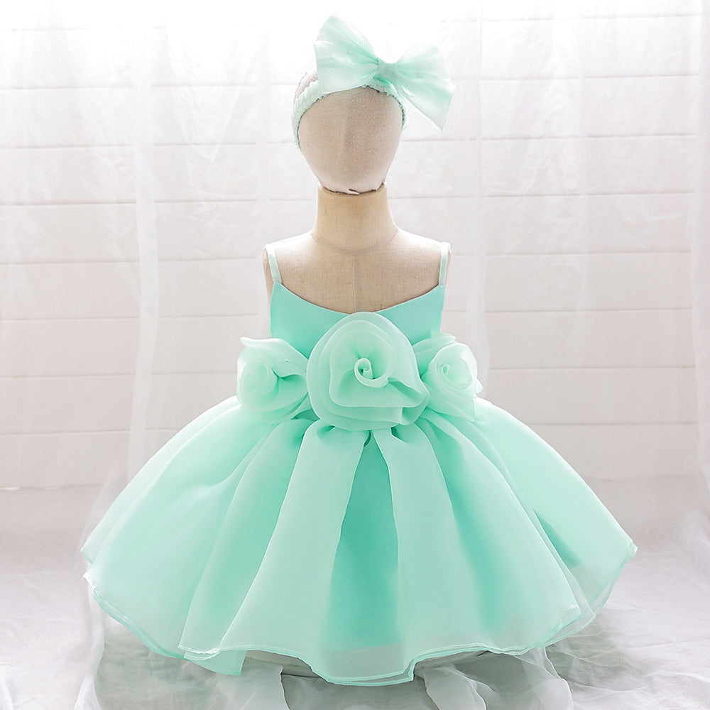 Children's Tulle Flower Dress