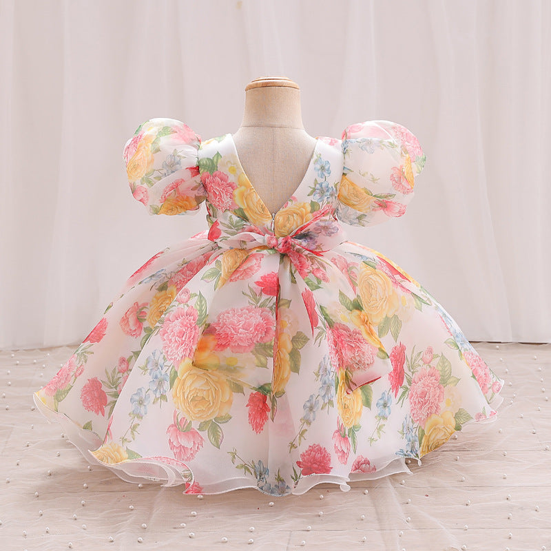 Floral children's party dress