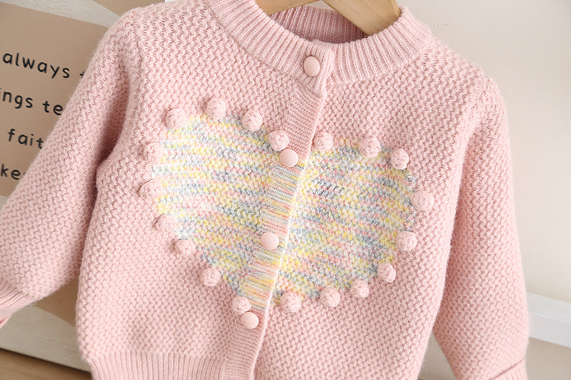 Children's Winter Heart Blouse