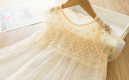 Children's Dress Tulle and Rhinestones