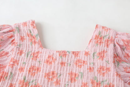 Floral Children's Dress + Little Hat