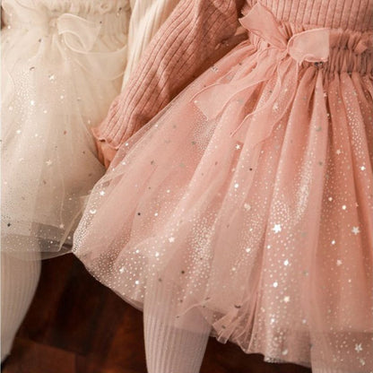 Tulle Skirt with Star Bow