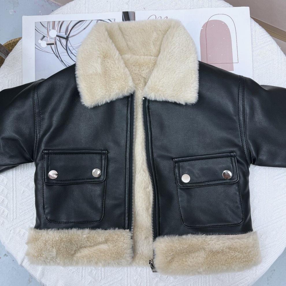 Furry Leather Children's Set