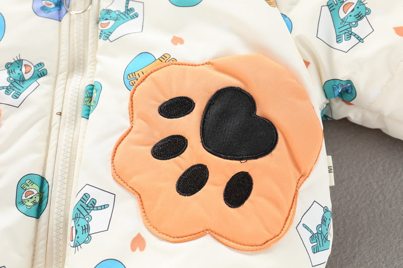 Men's Children's Padded Kitten Jacket