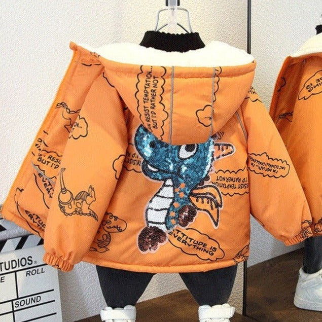 Dinosaur Plush Children's Jacket