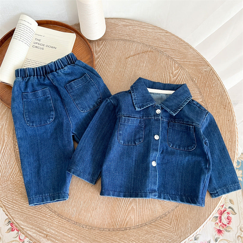 Children's Set Jeans Pockets