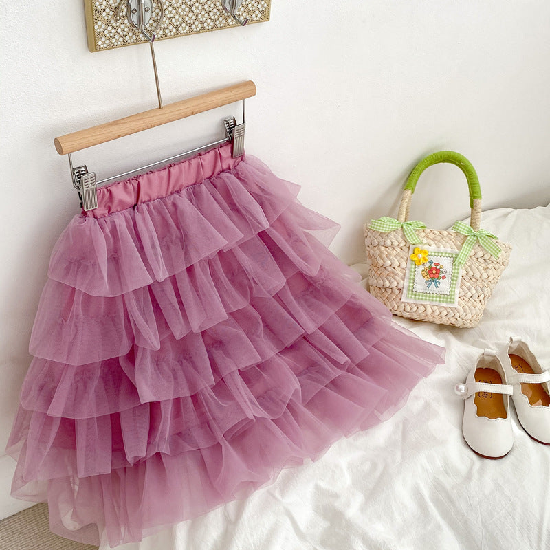 Layered Tulle Children's Skirt