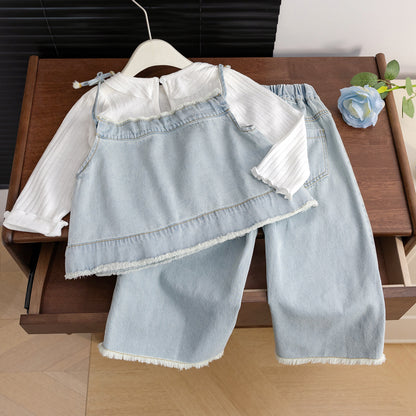 Girls' Infant Jeans Set 3 Pieces