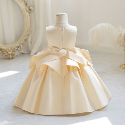 Shiny Flowers Children's Party Dress