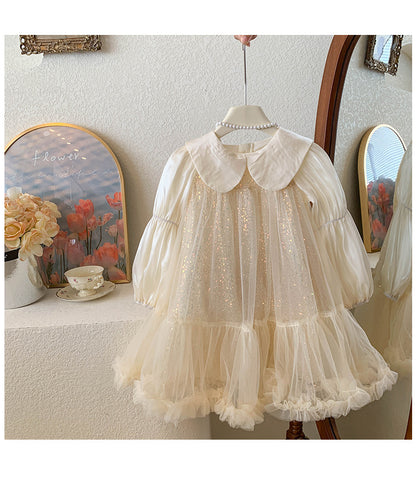 Shiny and Tulle Children's Dress