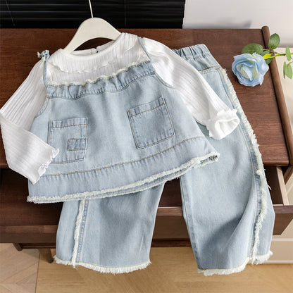 Girls' Infant Jeans Set 3 Pieces