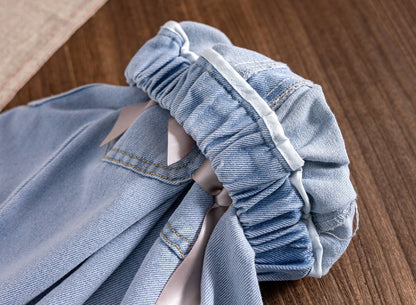 Children's Jeans Pants with Bows