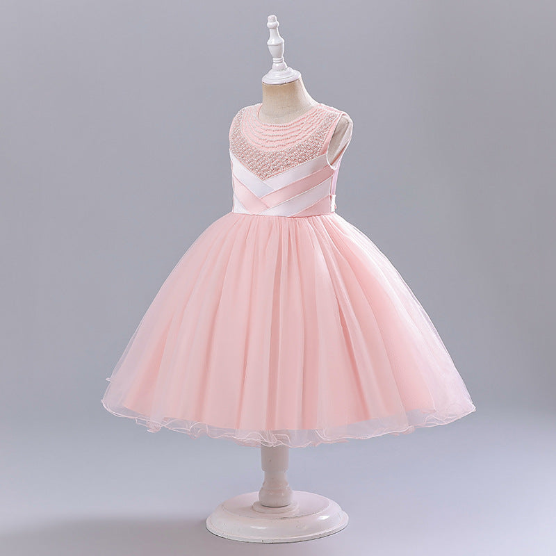 Tulle and Pearls Party Dress