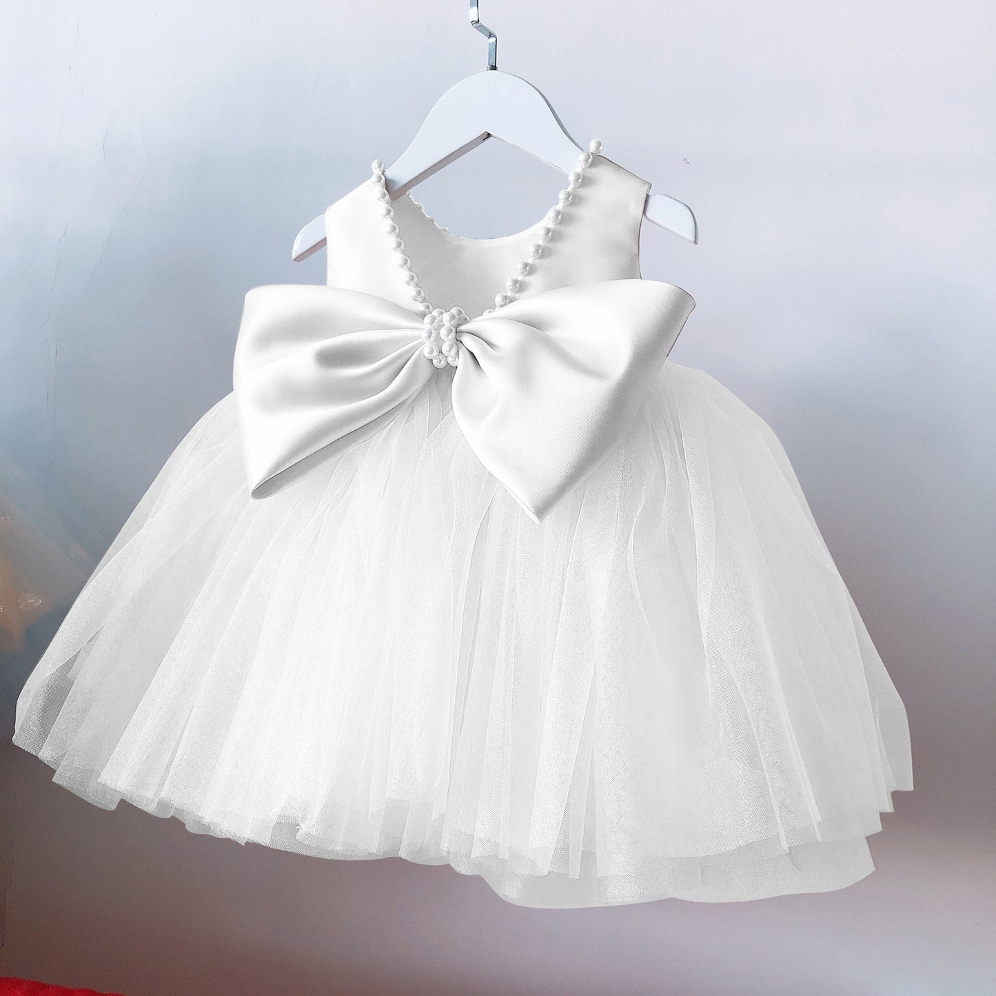 Children's Party Dress Tulle Bow