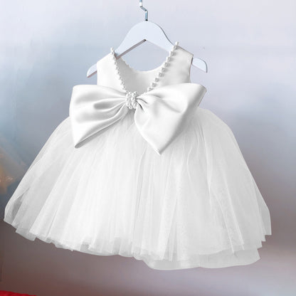 Children's Party Dress Tulle Bow