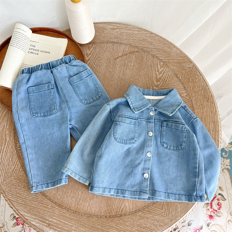 Children's Set Jeans Pockets