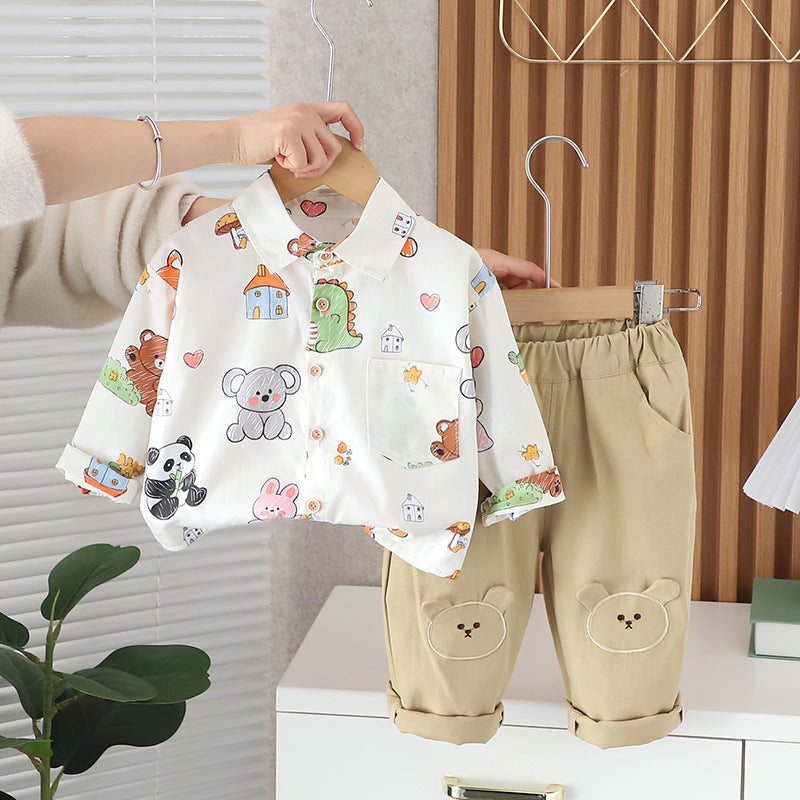 Children's Set Men's Animals Bolsinhos