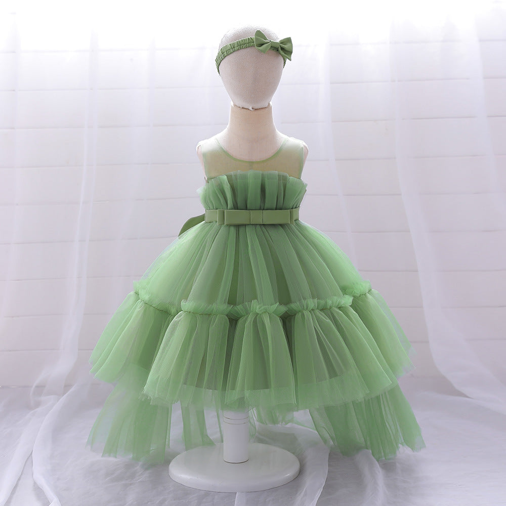 Lace Tulle Children's Party Dress