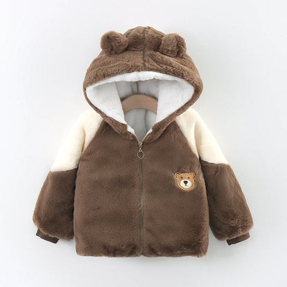 Children's Plush Teddy Bear Coat