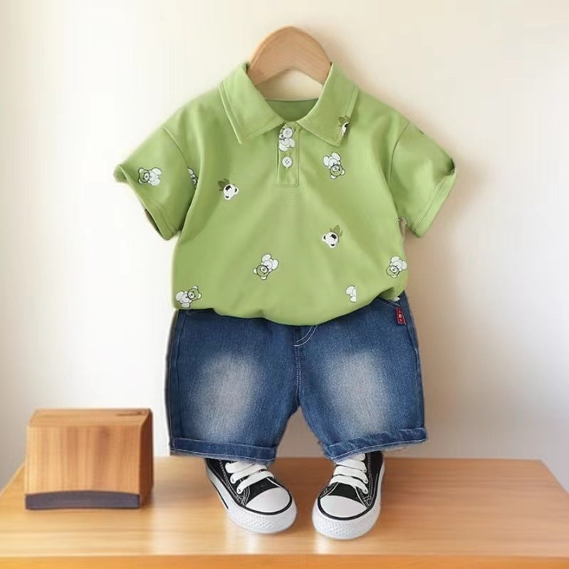 Teddy Bear and Jeans Children's Set