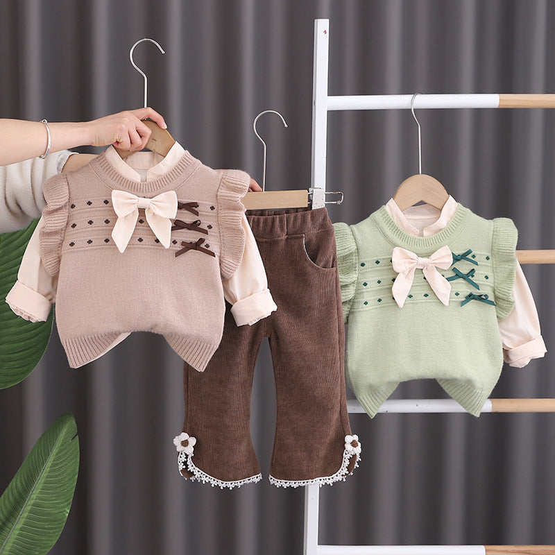 Women's Children's Bow Set 3 Pieces