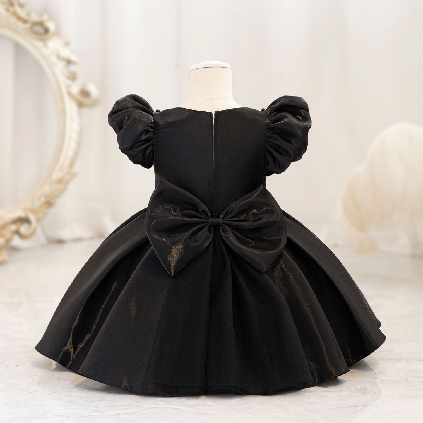 Pearls and Bow Party Dress