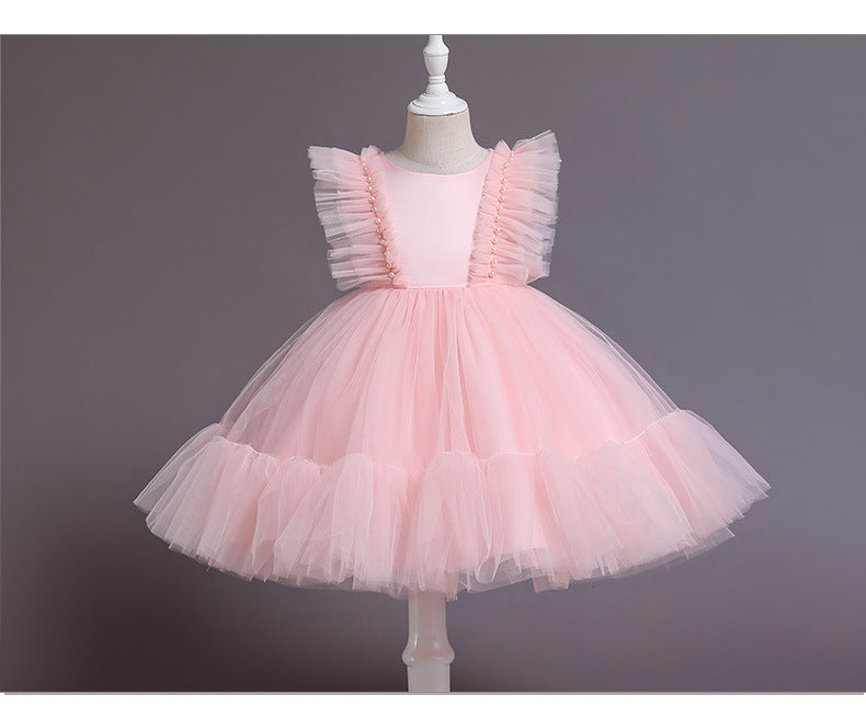 Vestido Infantil De Festa Tule Bufante