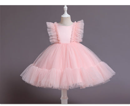 Vestido Infantil De Festa Tule Bufante