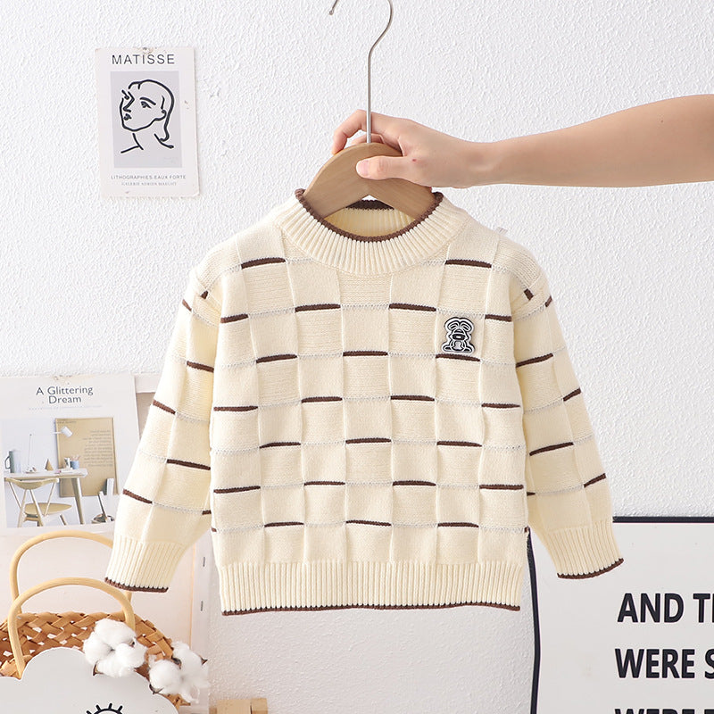 Children's Knitted Puppy Blouse