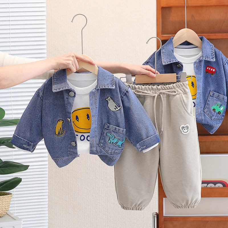 Children's Smilley and Jeans Set