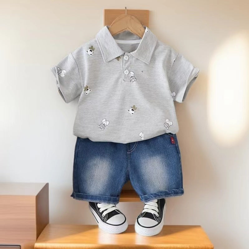 Teddy Bear and Jeans Children's Set