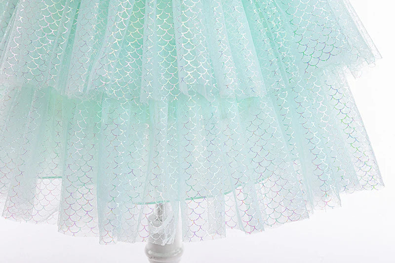 Shiny Mermaid Princess Children's Dress