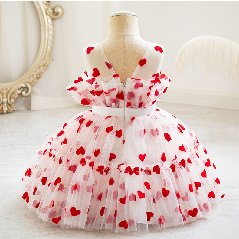 Little Hearts Children's Party Dress