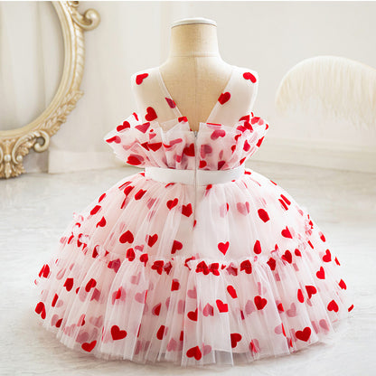 Little Hearts Children's Party Dress