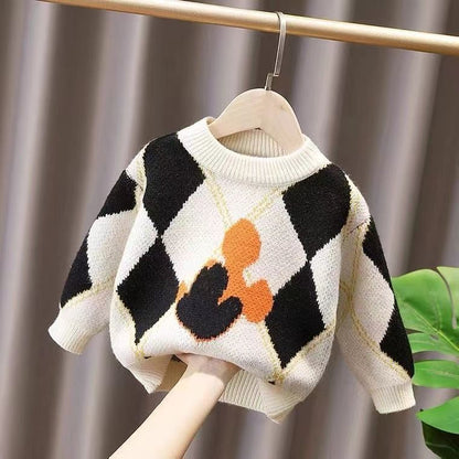 Men's Children's Winter Knitted Blouse