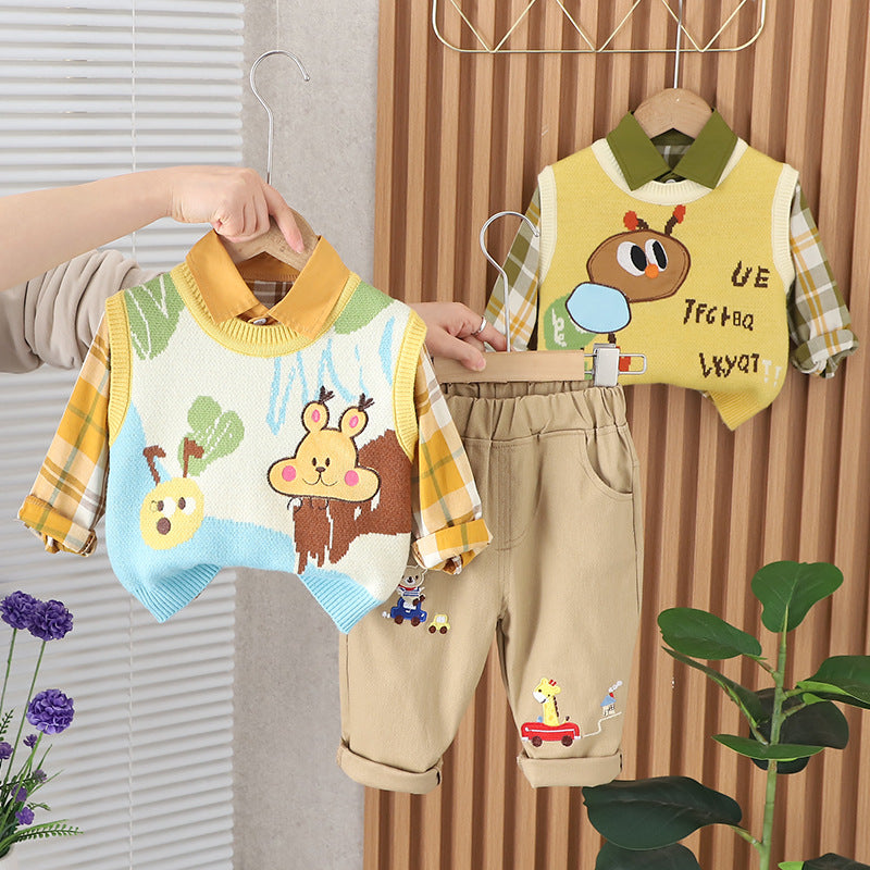 Men's Children's Set 3 Pieces Animals