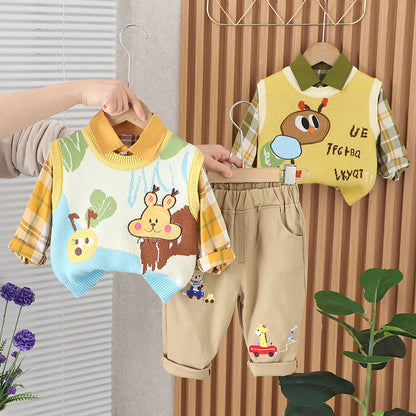 Men's Children's Set 3 Pieces Animals