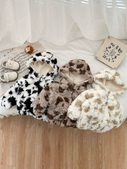 Leopard Print Children's Coat