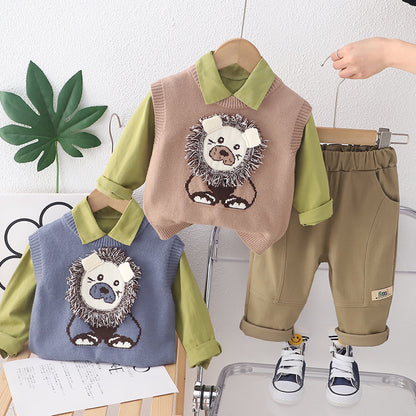 Men's Children's Set 3 Pieces Little Lion