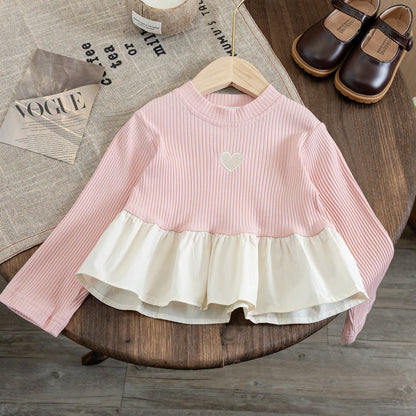 Women's Children's Blouse Little Heart