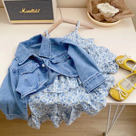 Girl's Infant Set Jacket + Dress