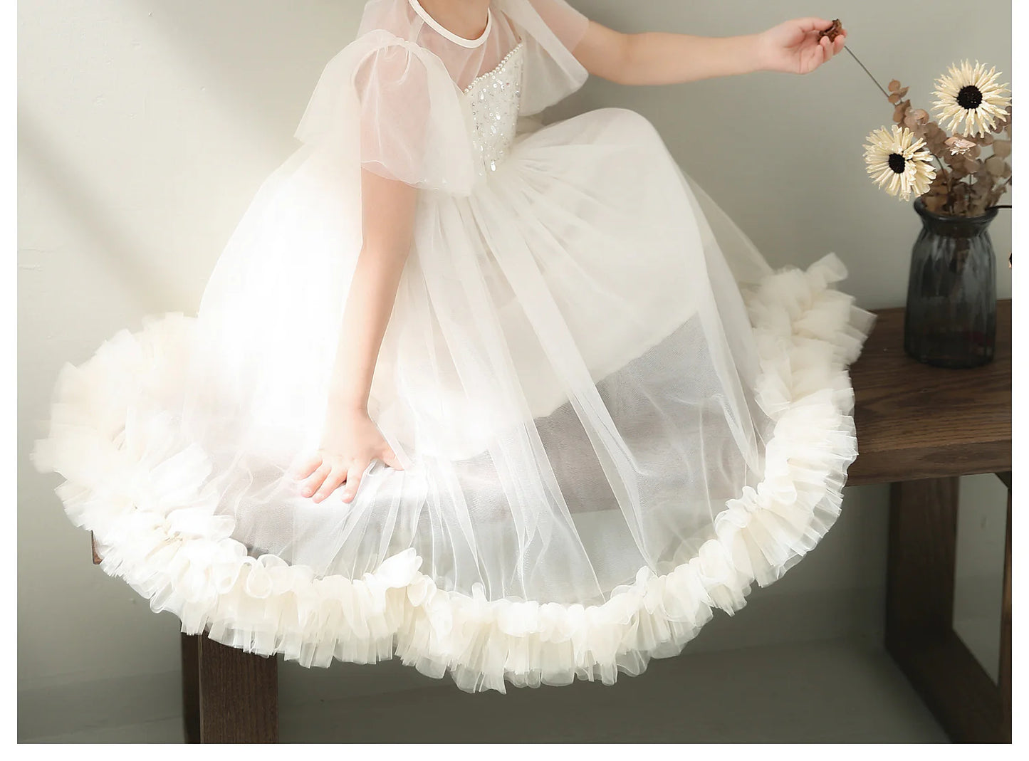 Children's Party Dress Tulle and Sparkles