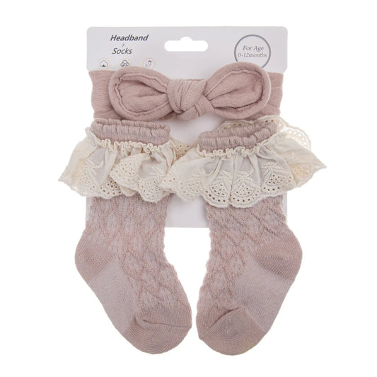 Children's Socks + Headband