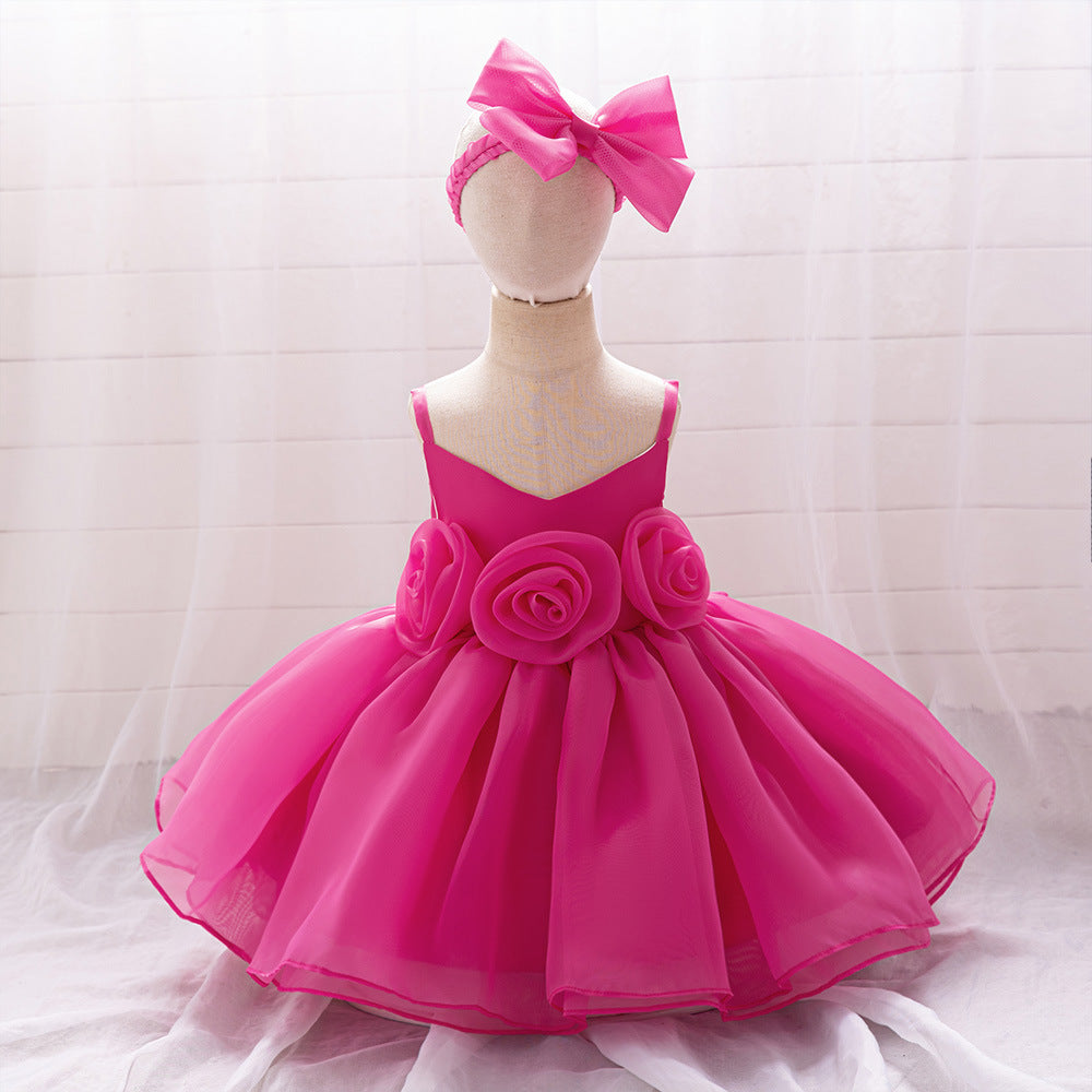 Children's Tulle Flower Dress