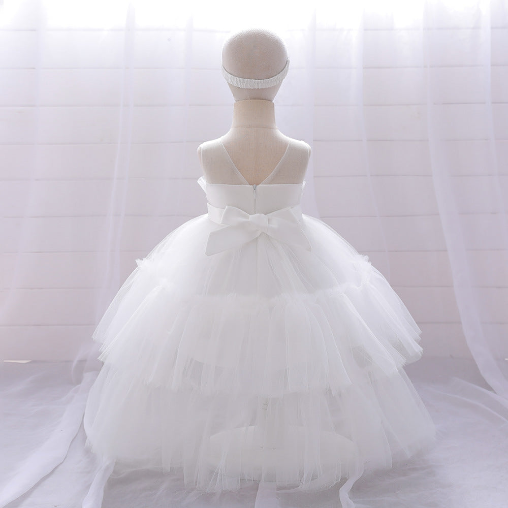 Lace Tulle Children's Party Dress