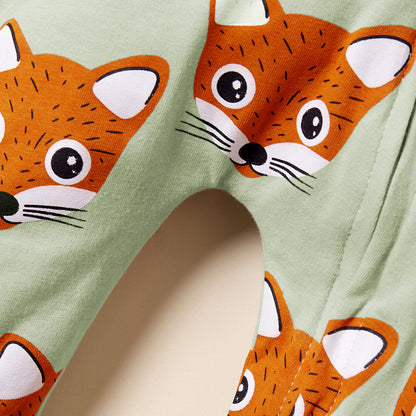 Children's Zipper Fox Jumpsuit