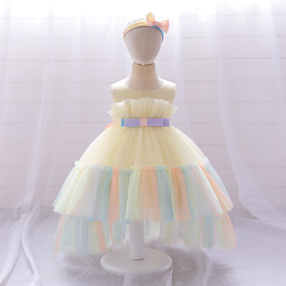 Lace Tulle Children's Party Dress