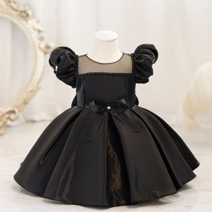 Pearls and Bow Party Dress